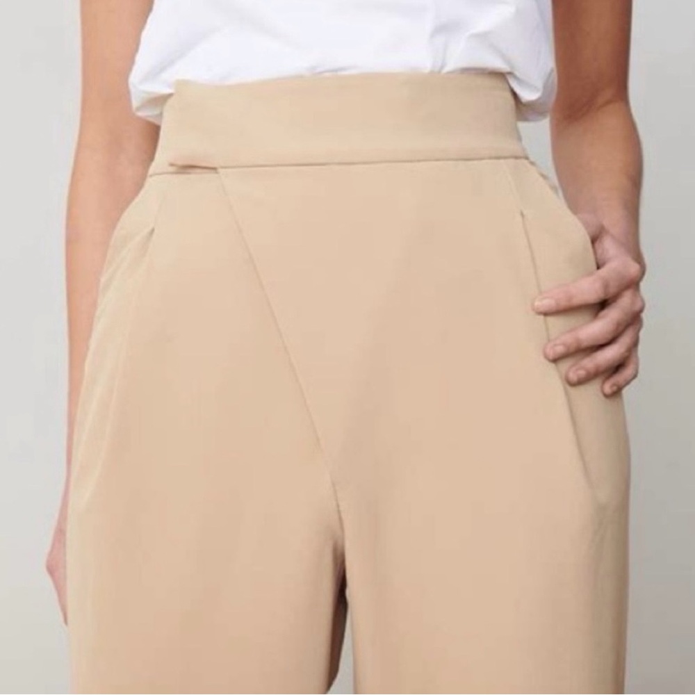 ADAY Portfolio Crossover Tailored High Rise Tapered Trouser Pants